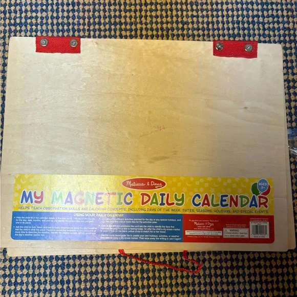 Melissa & Doug My Magnetic Daily Calendar - Picture 2 of 2